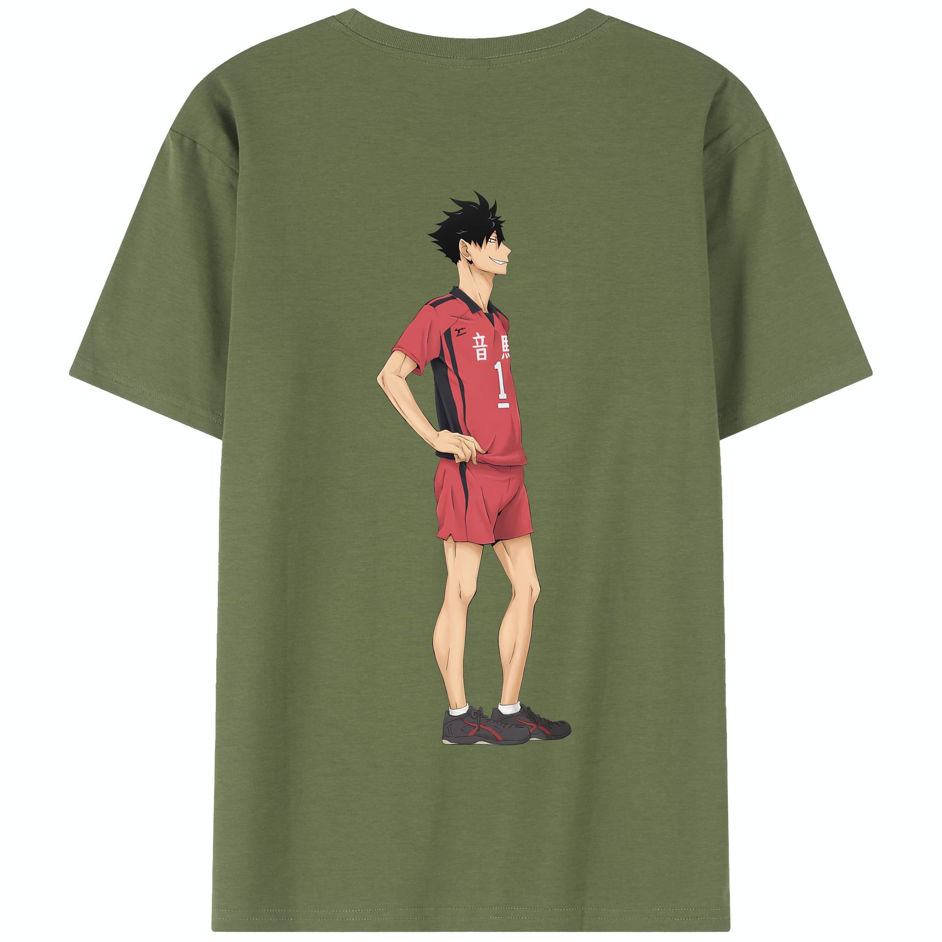 （画像用） ハイキュー!! Haikyu!! 綿100％半袖Tシャツ（背面プリント）